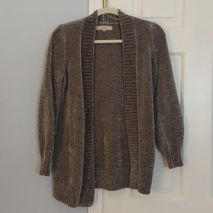 Ann Taylor Loft chenille cardigan
